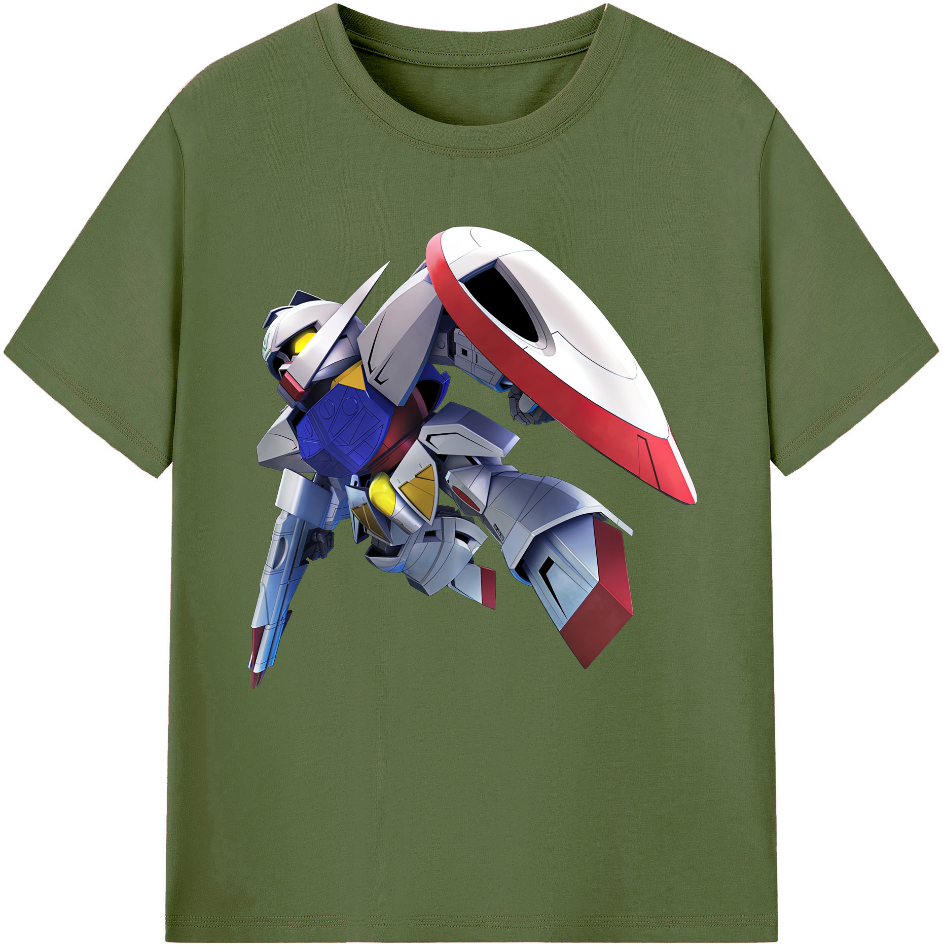 （画像用） 機動戦士ガンダム Mobile Suit Gundam 綿100％半袖Tシャツ（フロントプリント）